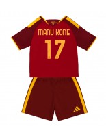 AS Roma Manu Kone #17 Hjemmedraktsett Barn 2026-27 Korte ermer (+ bukser)